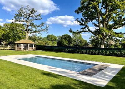 Grey Sky Silver one piece swimming pool