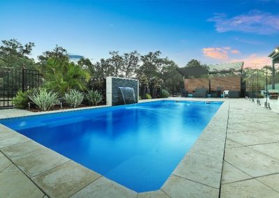 Aqua Technics Regency pool with water feature