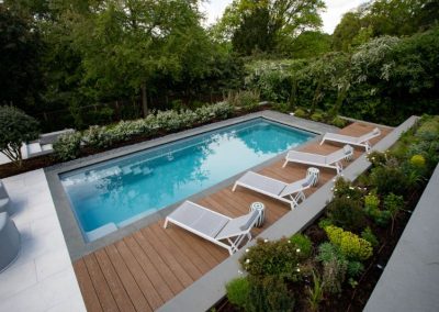 Aqua Technics Luxury British Garden Swimming Pool with Sun Deck