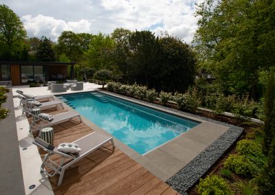 Pools create social and relaxing places for entertainment